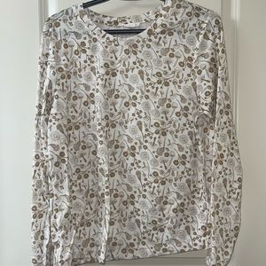 Ardene’s casual long sleeve with mushroom print
